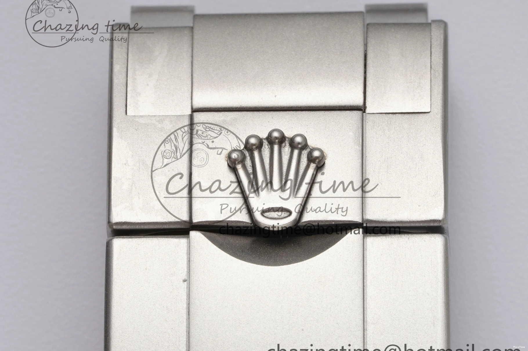 MiroTime 0104 Submariner Sandblasted DIWF Best Edition White Bezel Pink Dial Dial on SS Bracelet VR TravelReady 2066